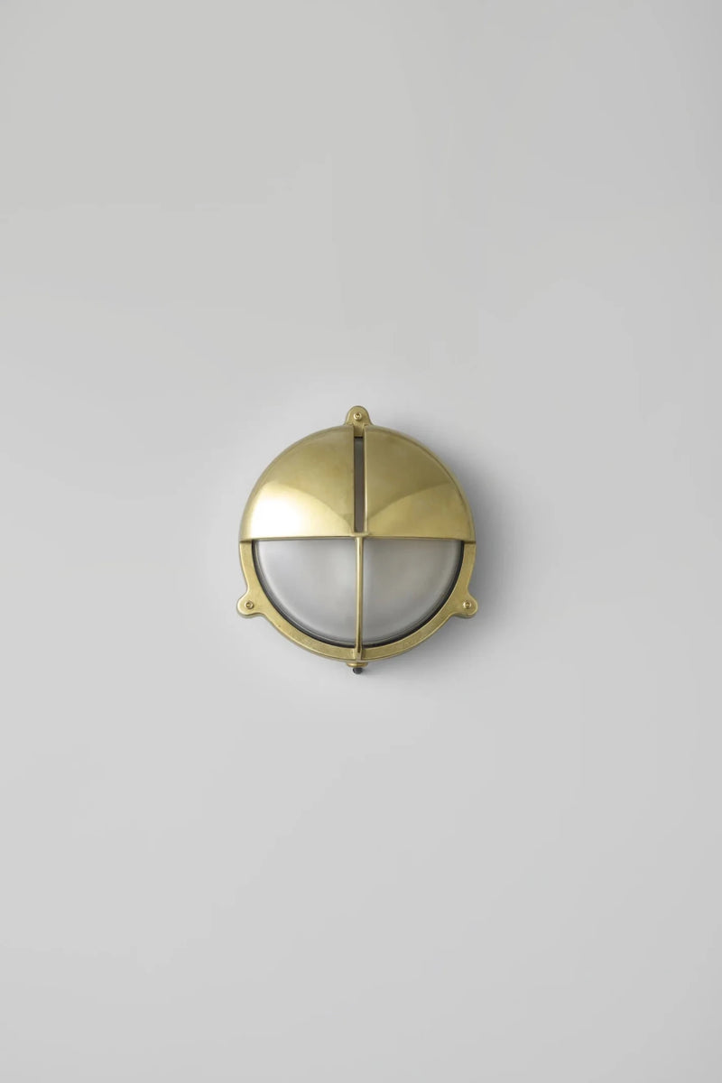Brass Bulkhead 7427 - Davey Lighting Outdoor Lights - Natural Brass - HORNE