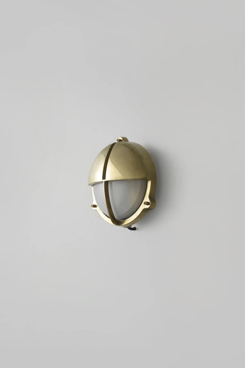 Brass Bulkhead 7428 - Davey Lighting Outdoor Lights - Natural Brass - HORNE