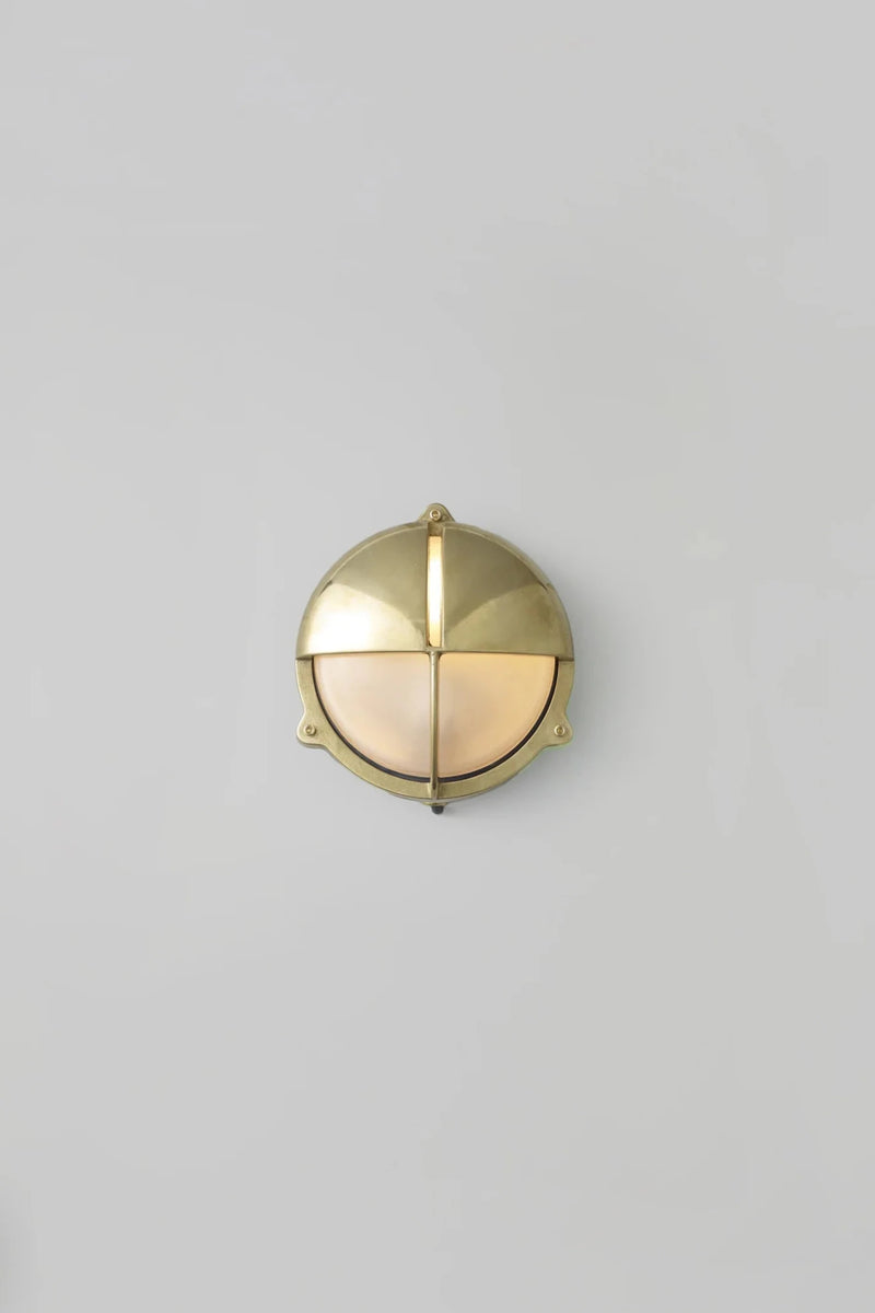 Brass Bulkhead 7428 - Davey Lighting Outdoor Lights - Natural Brass - HORNE