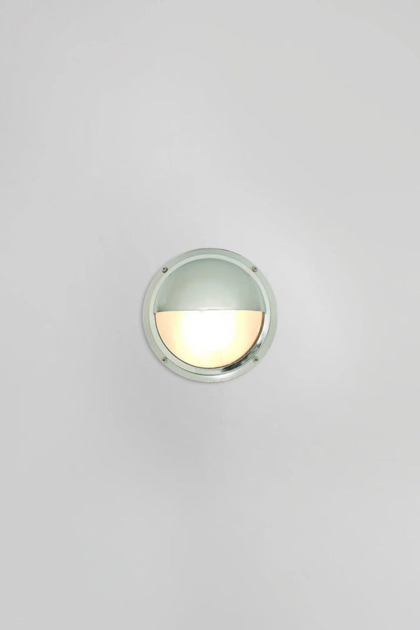 Brass Bulkhead with Eyelid Shield 7225 - Davey Lighting Outdoor Lights - Weathered Brass - HORNE