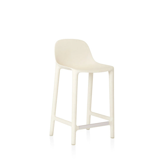 Broom 24 Counter Stool - Emeco Stools + Benches + Ottomans - White - HORNE