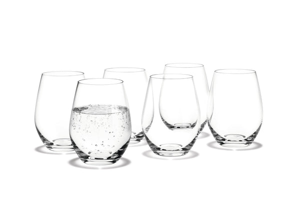 Cabernet Water Glass - Set of 6 - Holmegaard Beer + Cocktail Glasses - HORNE