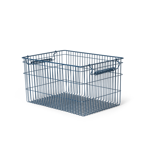 Ferm Living Cala Baskets - Set of 2 - Ferm Living - Bath - Dark Blue - HORNE
