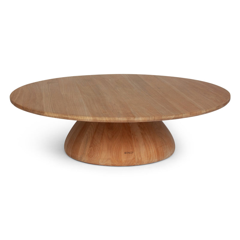 Camogli Round Coffee Table - BETACO Tables + Desks - Large / Teak - HORNE