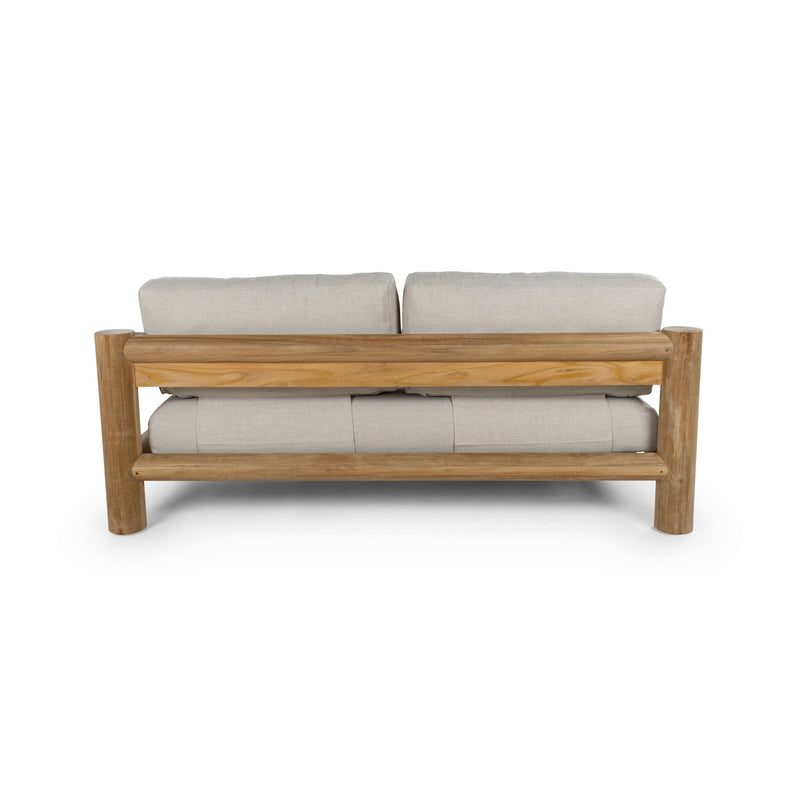 Camogli Sofa - BETACO Sofas - 3-Seater Sofa / Teak / Flax Vintage - HORNE