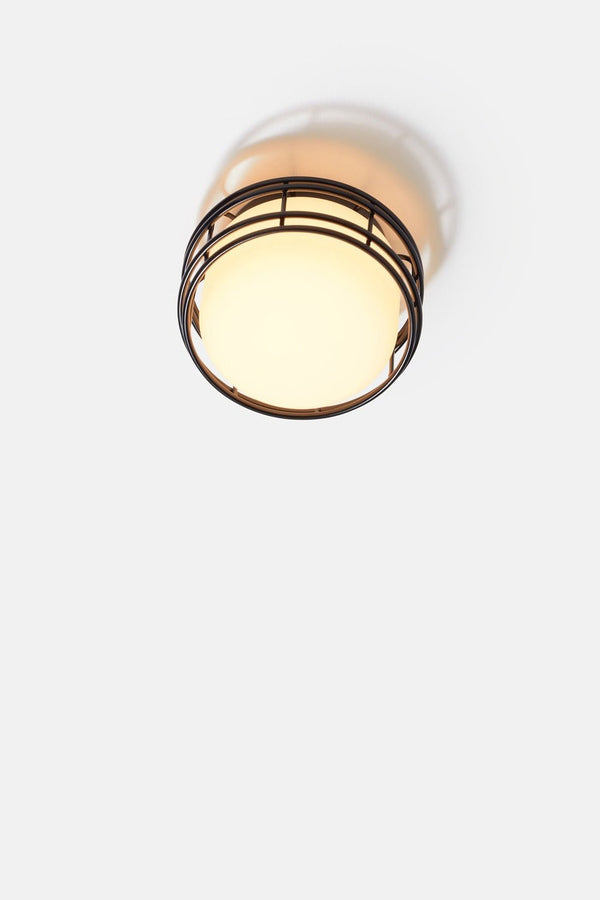 Cape Flush Mount - RBW Lighting - Jet Black - Small - 2700K (warm white) - HORNE