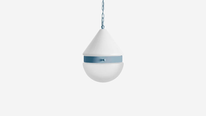 Cardinal Hemisphere Pendant Large - Workstead - Ceiling Lights - Sky - 24" OAH - HORNE