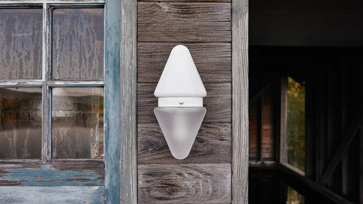 Cardinal Sconce - Workstead - Wall Sconces - Matte White Enamel - HORNE