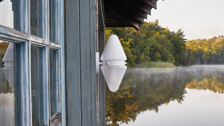 Cardinal Sconce - Workstead - Wall Sconces - Matte White Enamel - HORNE