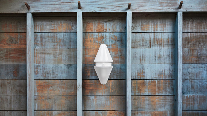 Cardinal Sconce - Workstead - Wall Sconces - Matte White Enamel - HORNE