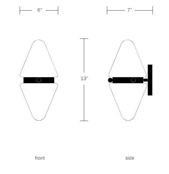 Cardinal Sconce - Workstead - Wall Sconces - Matte White Enamel - HORNE