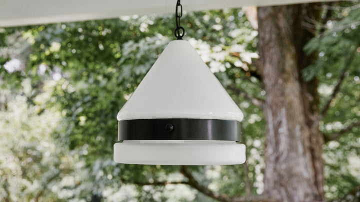 Cardinal Slab Pendant Large - Workstead - Ceiling Lights - Matte Black Enamel - 24" OAH - HORNE
