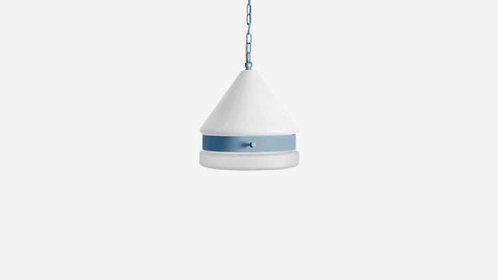 Cardinal Slab Pendant Large - Workstead - Ceiling Lights - Sky - 24" OAH - HORNE