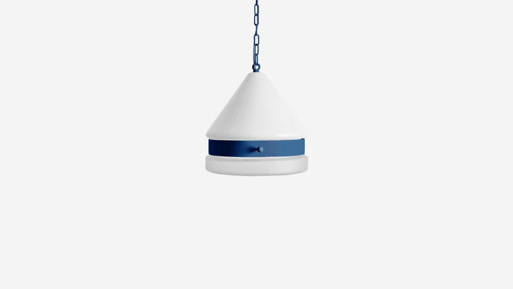 Cardinal Slab Pendant Large - Workstead - Ceiling Lights - Sea - 24" OAH - HORNE