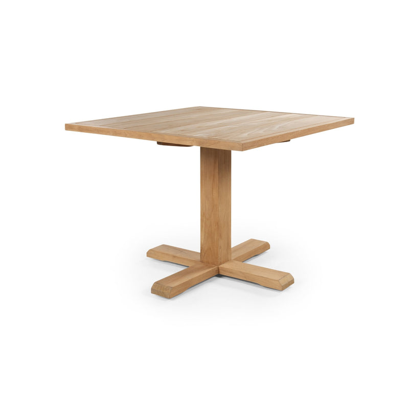 Catania Low Bistro Table - BETACO Tables + Desks - Round / Teak - HORNE