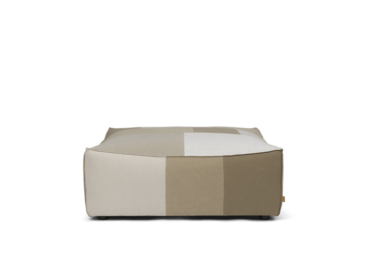Catena Pouf Square - L500 - Ferm Living Stools + Benches + Ottomans - Patchwork - HORNE
