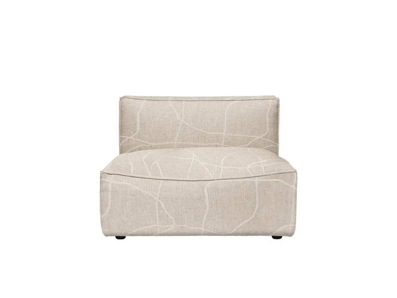 Catena Sofa Center - L100 - Ferm Living Sofas - Cotton Linen - Natural - HORNE
