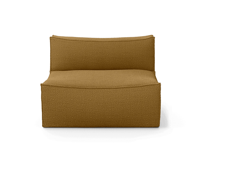 Catena Sofa Center - L100 - Ferm Living Sofas - Wool Bouclé - Sugar Kelp - HORNE