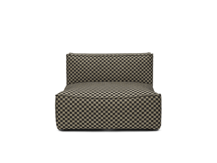 Catena Sofa Center - L100 - Ferm Living Sofas - Check - Sand/Black - HORNE