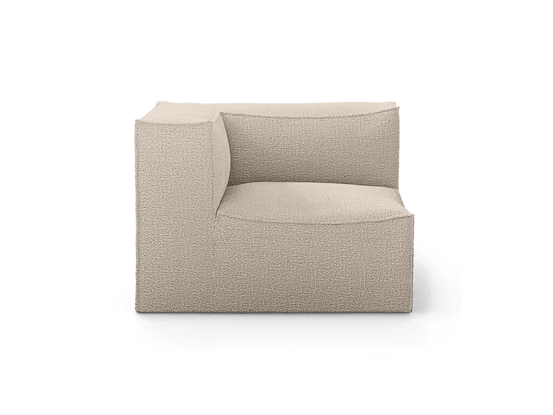 Catena Sofa Connect Corner - S200 - Ferm Living Sofas - Wool Bouclé - Sugar Kelp - HORNE