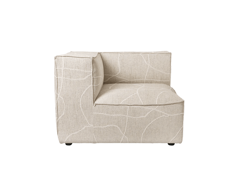 Catena Sofa Connect Corner - S200 - Ferm Living Sofas - Wool Bouclé - Sugar Kelp - HORNE