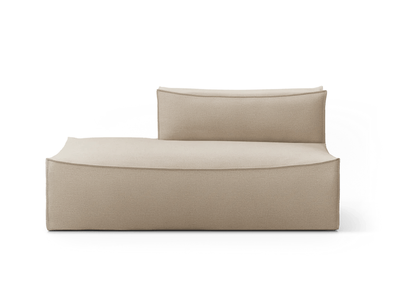 Catena Sofa Open End Left - L300 - Ferm Living Sofas - Cotton Linen - Natural - HORNE