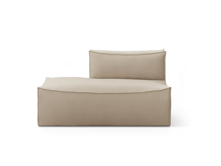 Catena Sofa Open End Left - S300 - Ferm Living Sofas - Rich Linen - Natural - HORNE