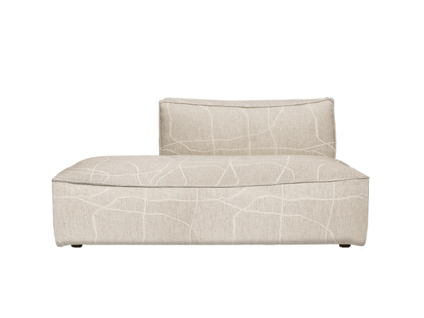 Catena Sofa Open End Left - S300 - Ferm Living Sofas - Can Lis - Sand/Off - White - HORNE