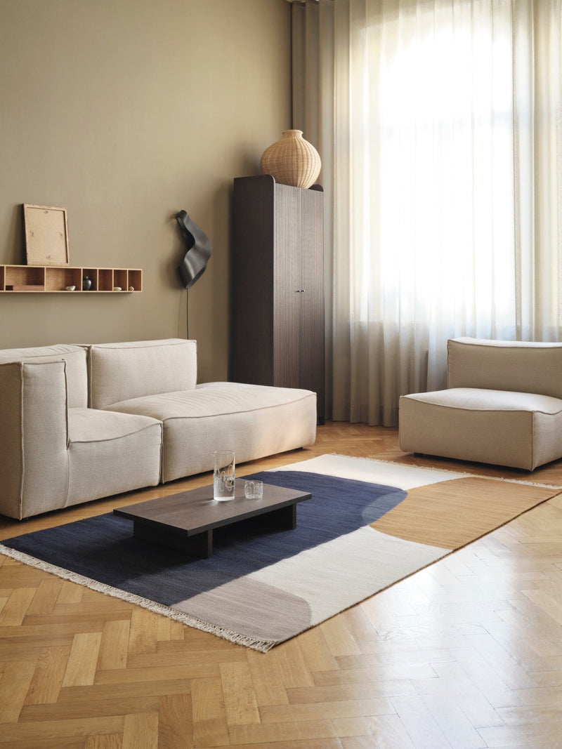 Catena Sofa Open End Left - L300 - Ferm Living Sofas - Cotton Linen - Natural - HORNE
