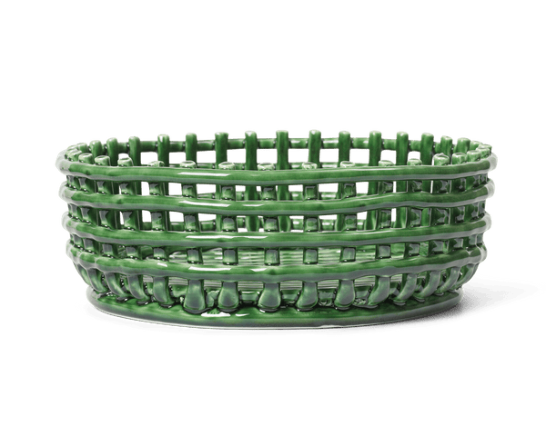 Ceramic Centrepiece - Emerald Green - Ferm Living Serveware - HORNE