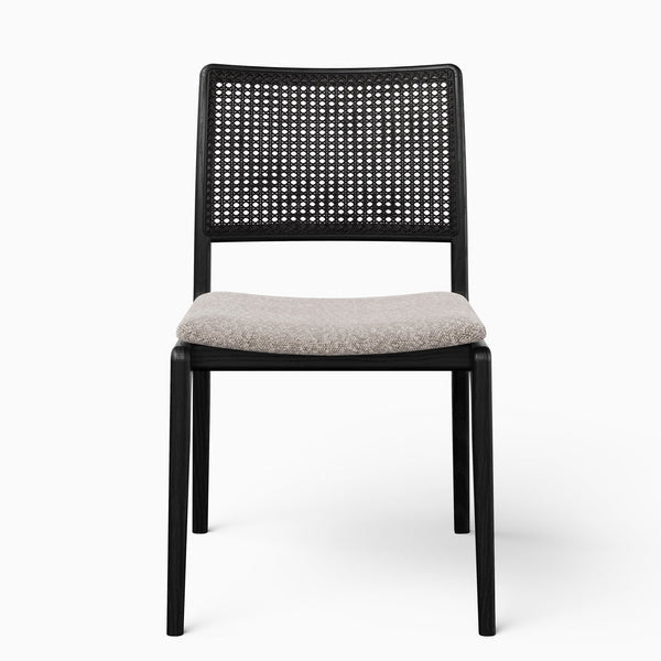 Charlotte Cane Side Chair - Urbia Chairs - Crafted Glaze Ebano - HORNE