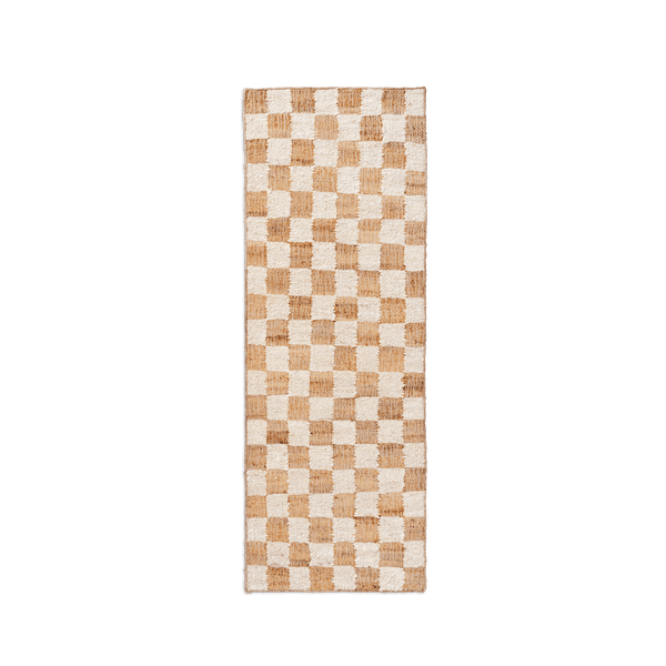 Ferm Living Check Wool Jute Runner
