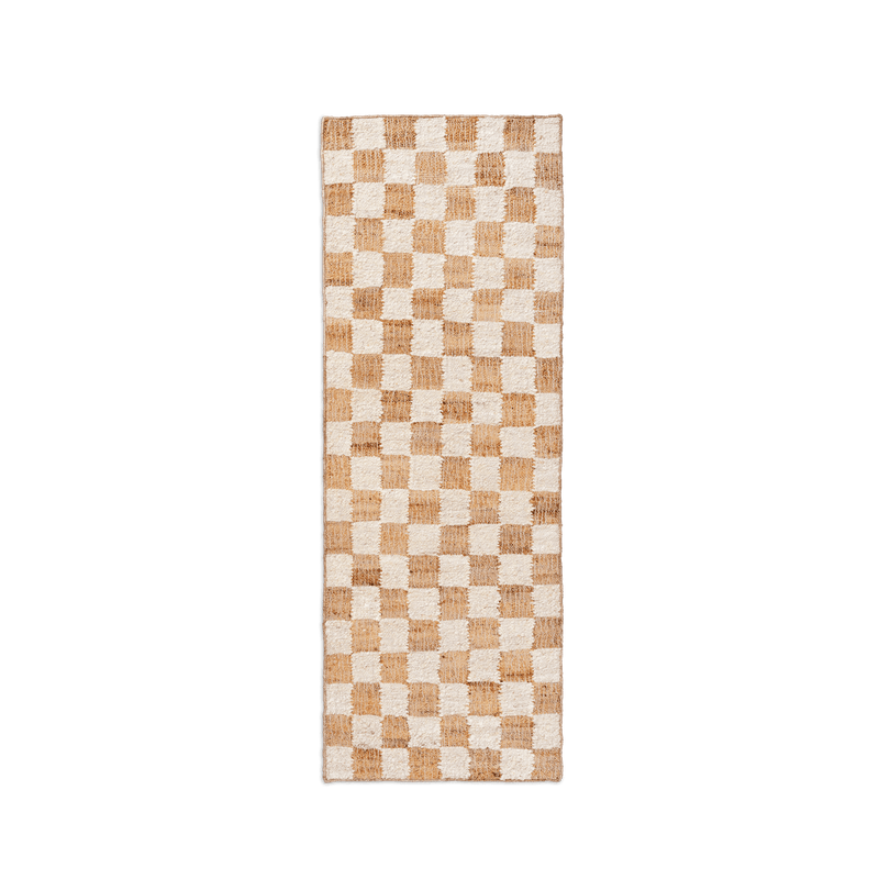 Ferm Living Check Wool Jute Runner