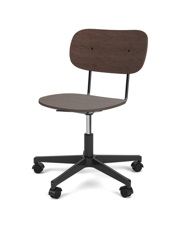 Co Task Chair - Un - Upholstered - Audo Copenhagen Chairs - Without armrests - Natural Oak - Black aluminium - HORNE