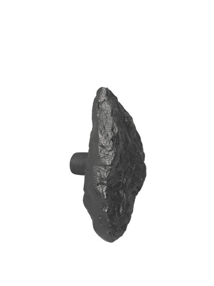 Comber Rock Hook - Ferm Living Hangers & Hooks - Large - Blackened Aluminum - HORNE