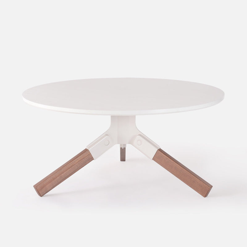 Conrad Coffee Table - Misewell Tables - White - HORNE