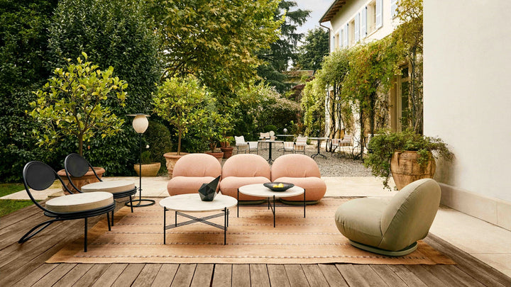 Copacabana Lounge Chair - Gubi Chairs - International Orange - Group A - HORNE