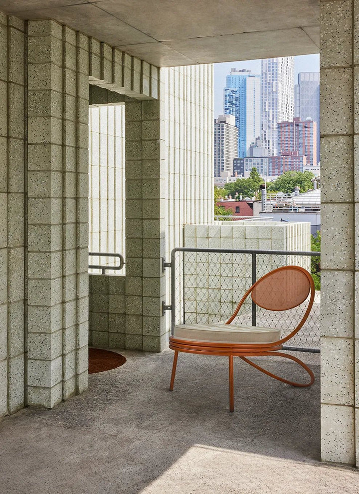 Copacabana Lounge Chair - Gubi Chairs - International Orange - Group A - HORNE