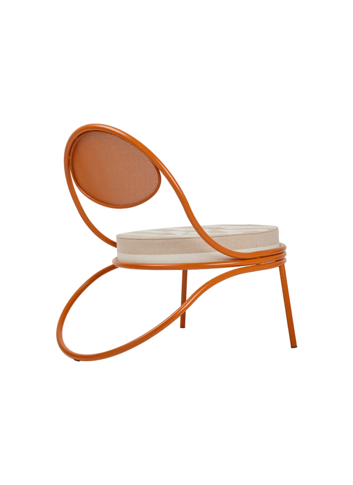 Copacabana Lounge Chair - Gubi Chairs - International Orange - Group A - HORNE