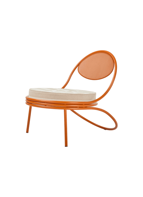 Copacabana Lounge Chair - Gubi Chairs - International Orange - Group A - HORNE