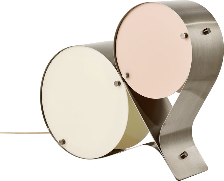 Coppia Table Lamp - Gubi - Table + Task - Ivory & Blush - HORNE
