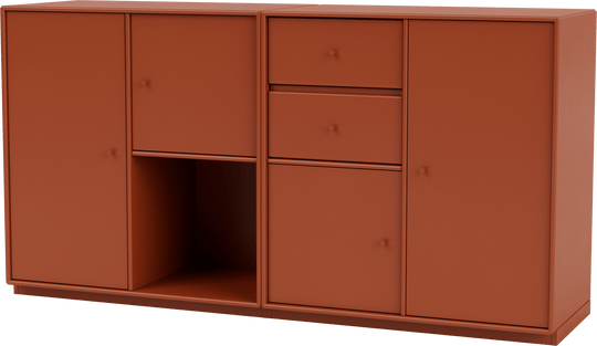 Couple Sideboard - With Plinth Base - Montana - Shelving - Hokkaido - 1.2" - HORNE