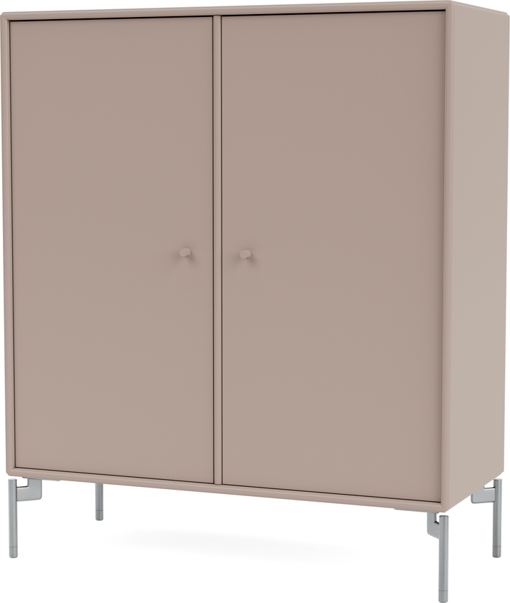 Cover Cabinet - With Legs - Montana - Shelving - Mushroom - Matte Chrome - HORNE