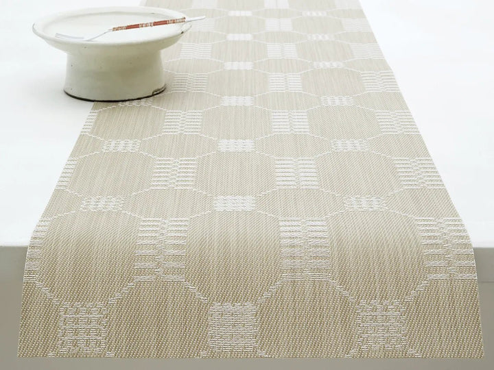Coverlet Table Runner - Chilewich - Kitchen + Table Linens - Flax - HORNE