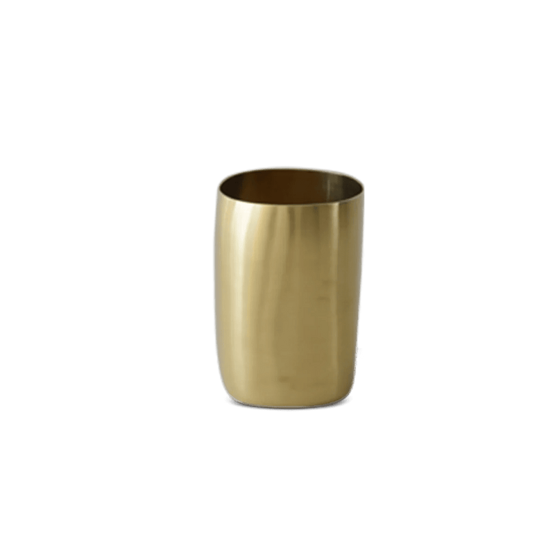 Cuadrado Cup In Brushed Brass - Tina Frey Serveware - Brushed Brass - HORNE