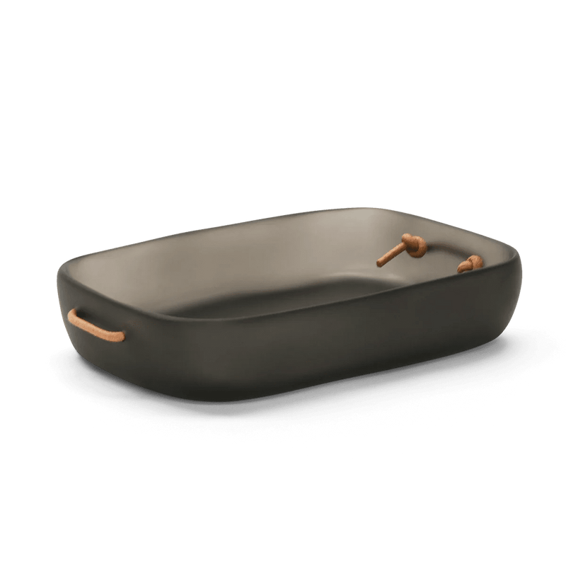 Cuadrado Guest Towel Tray - Tina Frey Bathroom Accessories - White - HORNE