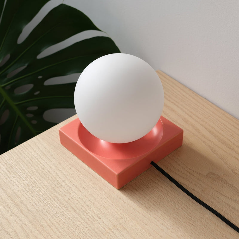 Cubic Sconce - Misewell Lamps - Coral - HORNE