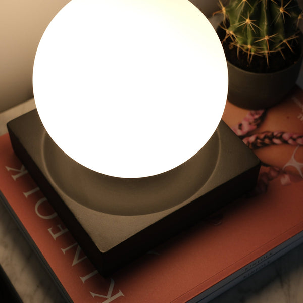 Cubic Table Lamp - Misewell Lamps - Pink Glossy - HORNE