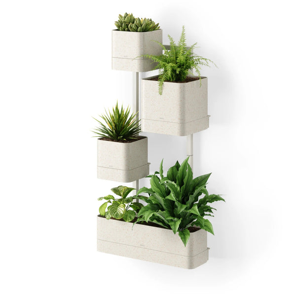 Cubiko Wall Planter - Umbra Pots & Planters - Sand - HORNE
