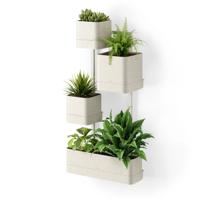 Cubiko Wall Planter - Umbra Pots & Planters - Black - HORNE